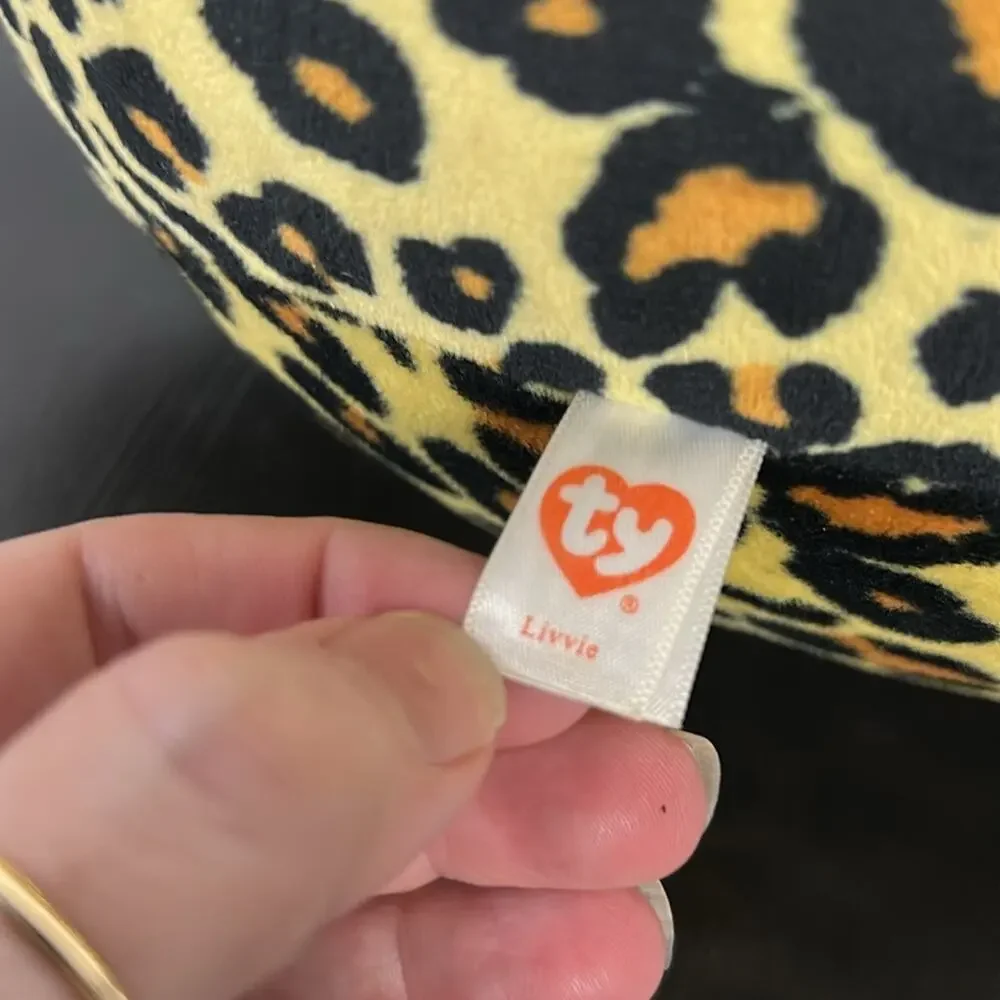 TY Squish-A-Boos Plush - LIVVIE the Leopard 14